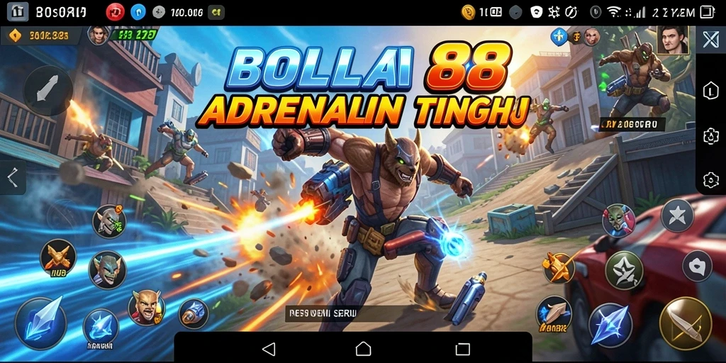 Tangkapan layar dari gameplay menegangkan BOLA88.