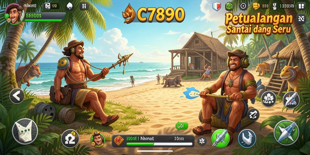 Screenshot utama C7890 menampilkan gameplay seru dan interaktif.