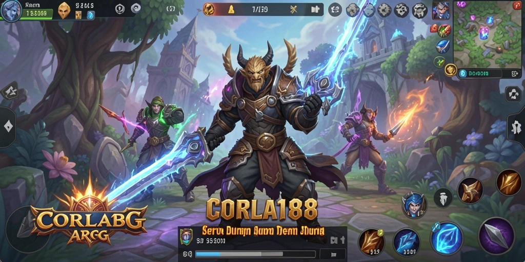 Screenshot gameplay menunjukkan aksi mendebarkan dalam <strong>CORLA188</strong>.
