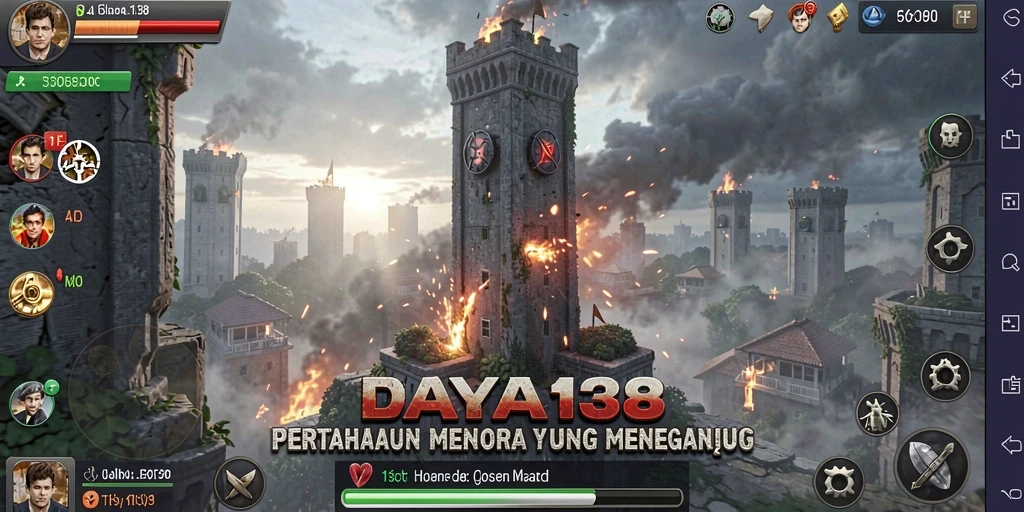 Gameplay aksi Tower Defense yang menarik di DAYA138.