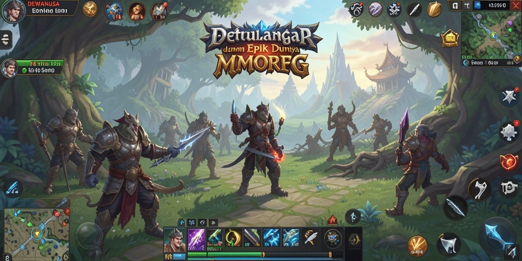 Tampak aksi seru dalam permainan MMORPG DEWANUSA.