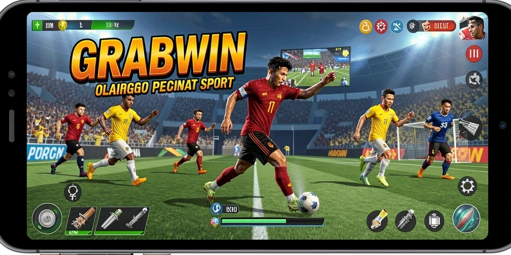Tampilan menarik dan gameplay seru dalam GRABWIN.