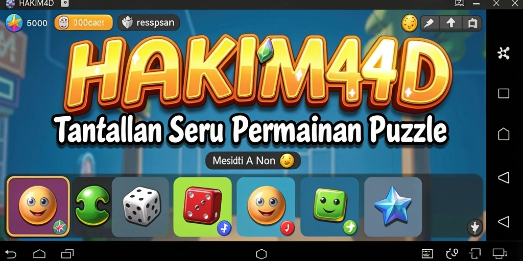 Tampilan gameplay HAKIM4D yang seru dan menantang.