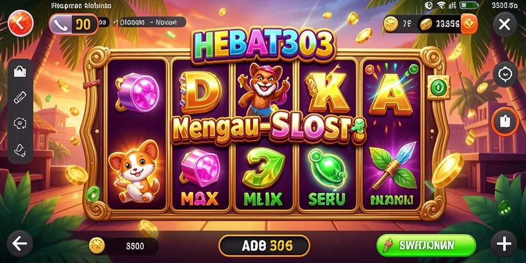 Tangkapan layar HEBAT303 menampilkan gameplay Slot yang mendebarkan.