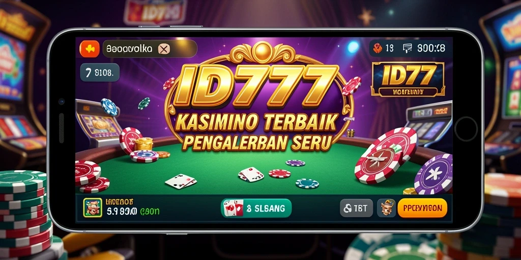 Tampilan gameplay dari aplikasi Kasino ID777 yang mengasyikkan.