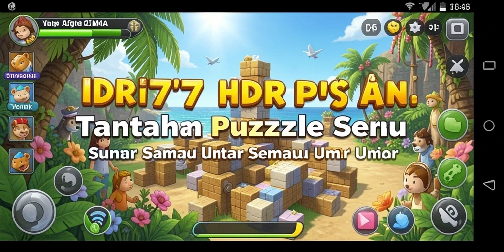 Tampilan gameplay <strong>IDR77</strong> dengan tantangan puzzle yang menarik.