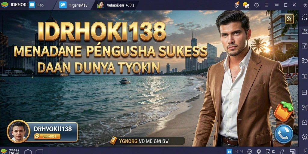 Tampilan gameplay menarik dari IDRHOKI138 yang menunjukkan manajemen bisnis.