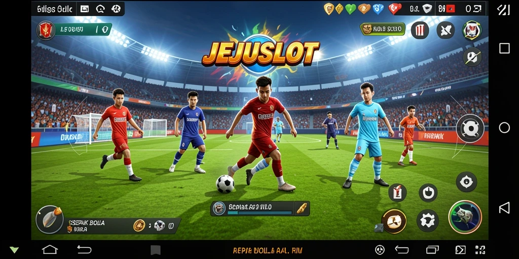 Tampilan gameplay seru dari JEJUSLOT saat bertanding.