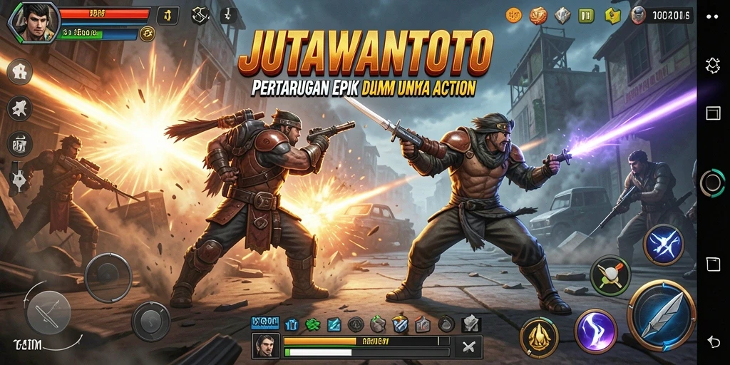 Tampilan menarik dari pertempuran seru di JUTAWANTOTO.