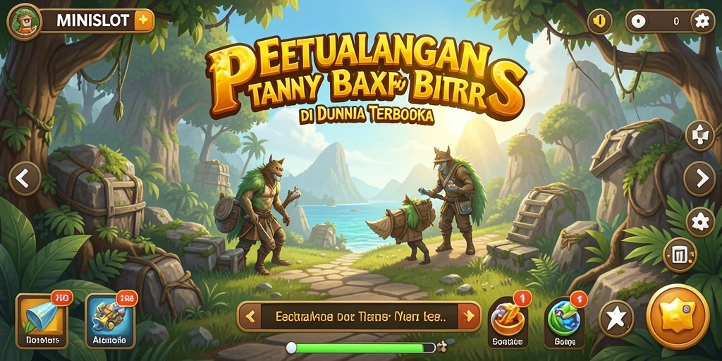 Screenshot gameplay MINISLOT dengan suasana petualangan yang mengasyikkan.