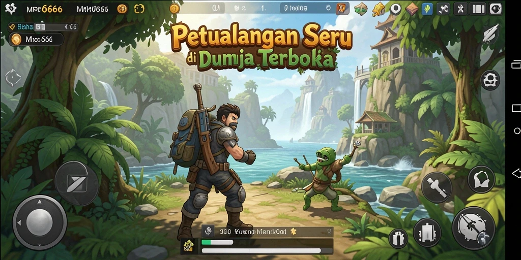 Tampilan menakjubkan dari gameplay Open World yang penuh petualangan.