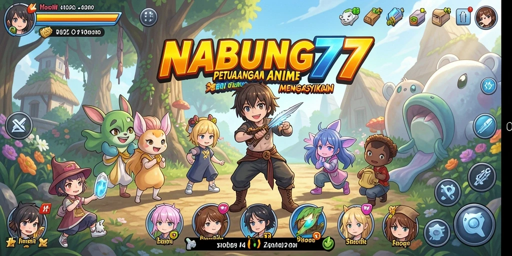 Menampilkan karakter Anime favorit dalam aksi gameplay yang seru.