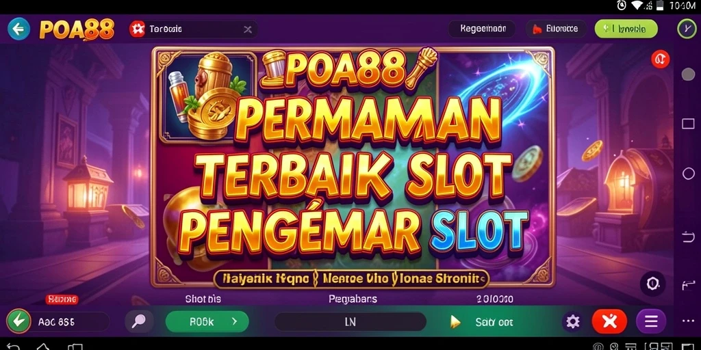 Screenshot gameplay <strong>POA88</strong> menunjukkan pengalaman Slot yang seru dan mendebarkan.