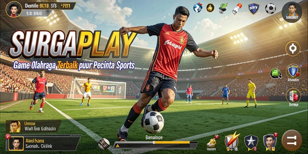Tampilan gameplay SURGAPLAY yang seru dan mendebarkan.